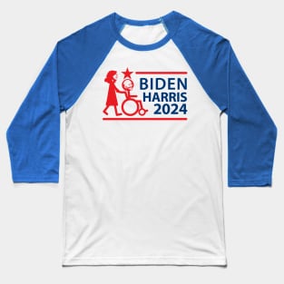 Biden Harris 2024 Humor Baseball T-Shirt